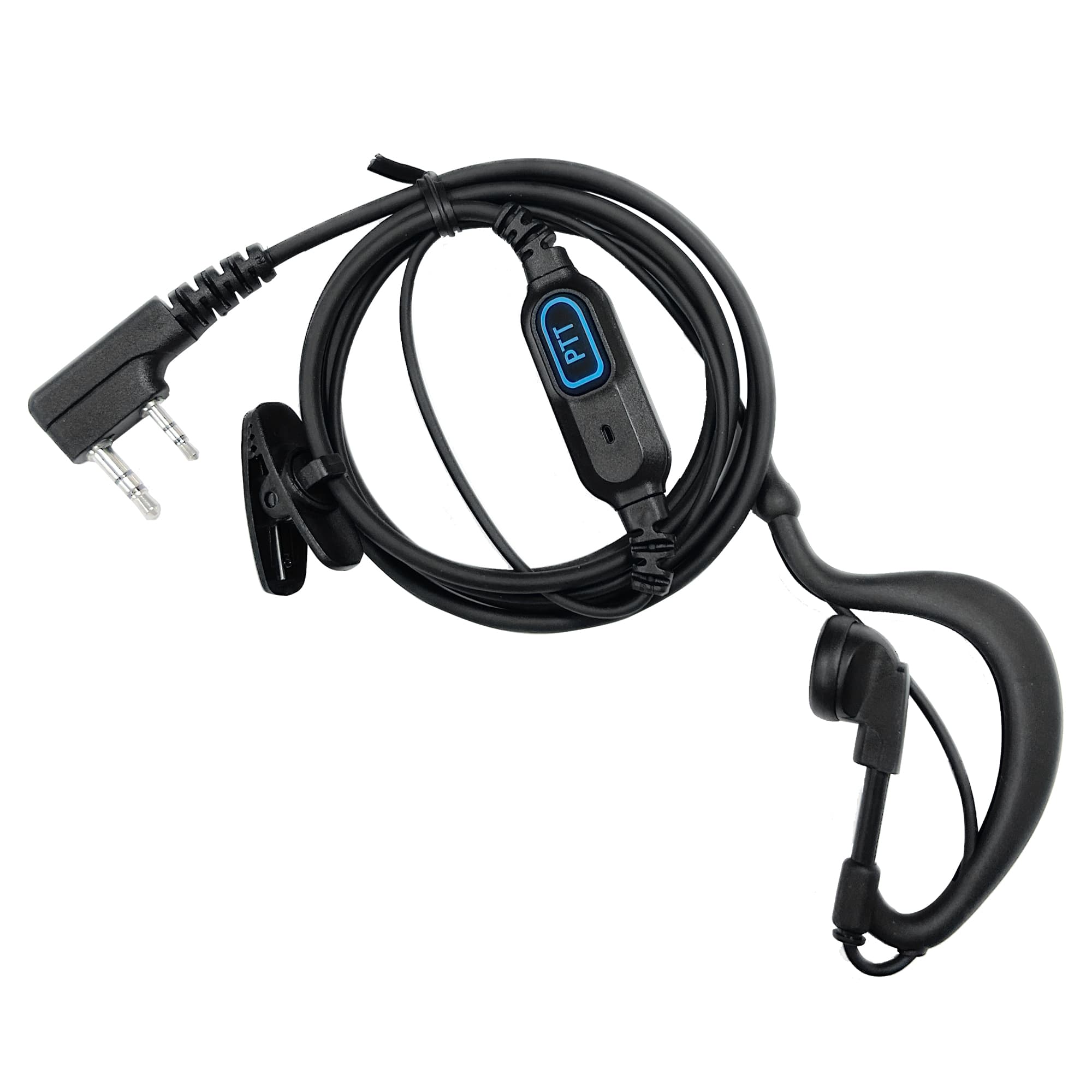 【Наушник】EARPHONIC K Plug Talkie-Walkie Наушники с настраиваемыми наушниками PTT для двусторонней радиосвязи-[ER03DP24SB1_K]