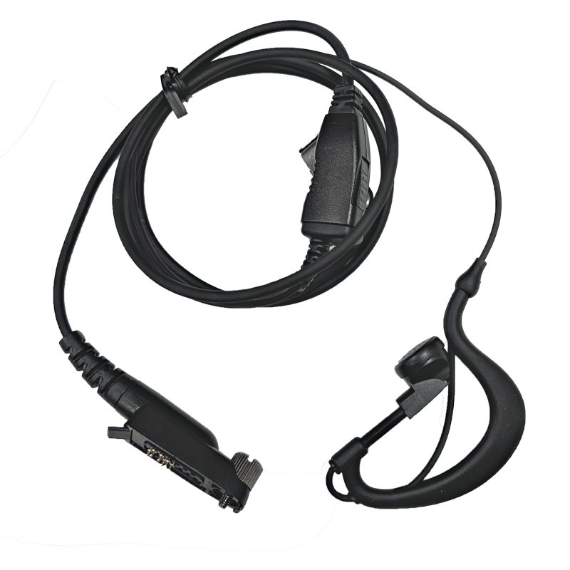 【Наушник】EARPHONIC Walkie Talkie Наушники с микрофоном Портативная гарнитура для внутренней связи охранника-[ER03DP07SB1_GP]